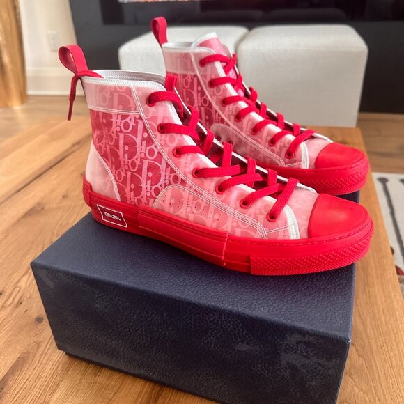 DIOR MEN B23 LOGO SNEAKERS - Picture 13 of 16